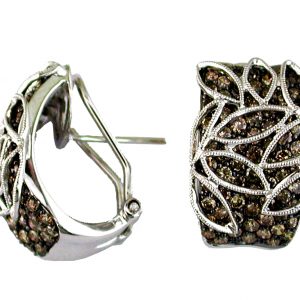MOCHA DIAMOND EARRING