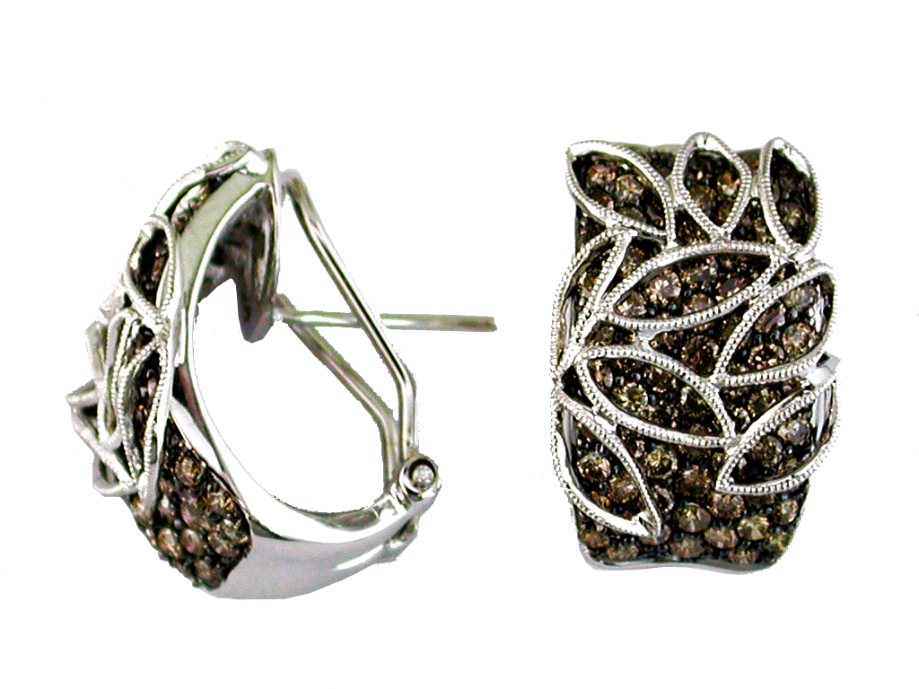 MOCHA DIAMOND EARRING