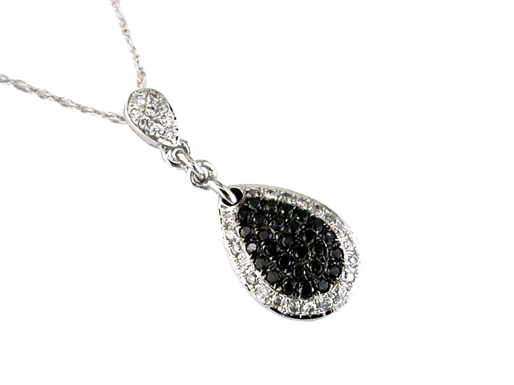 BLACK DIAMOND & DIA PENDANT