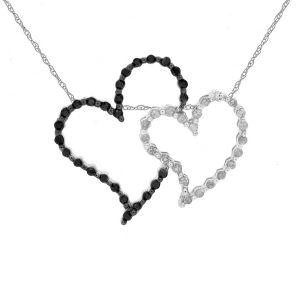 BLACK DIAMOND & DIA PENDANT