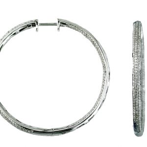 DIAMOND HOOPS 43MM
