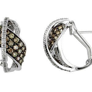 DIAMOND &MOCHA DIAMOND EARRING