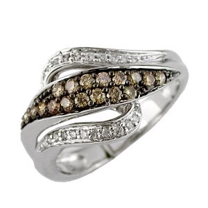 DIAMOND & MOCHA DIAMOND RING