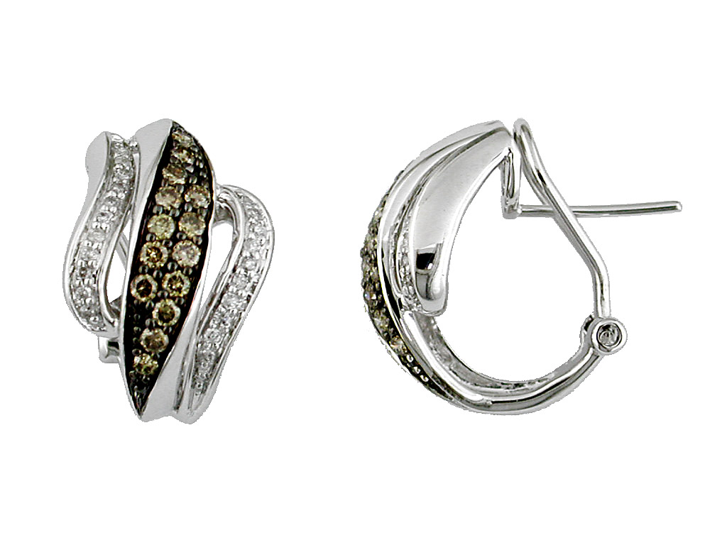 DIAMOND &MOCHA DIAMOND EARRING