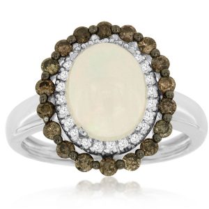 OPAL & DIAMOND RING
