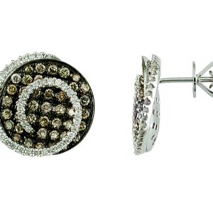 DIAMOND &MOCHA DIAMOND EARRING