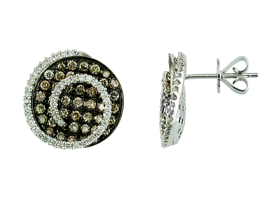 DIAMOND &MOCHA DIAMOND EARRING