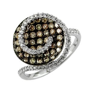 DIAMOND & MOCHA DIAMOND RING