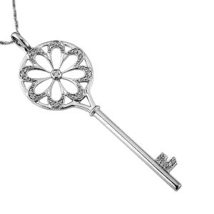 DIAMOND KEY PENDANT