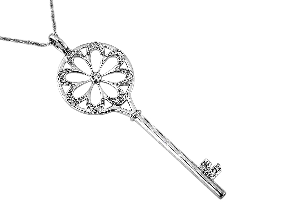 DIAMOND KEY PENDANT