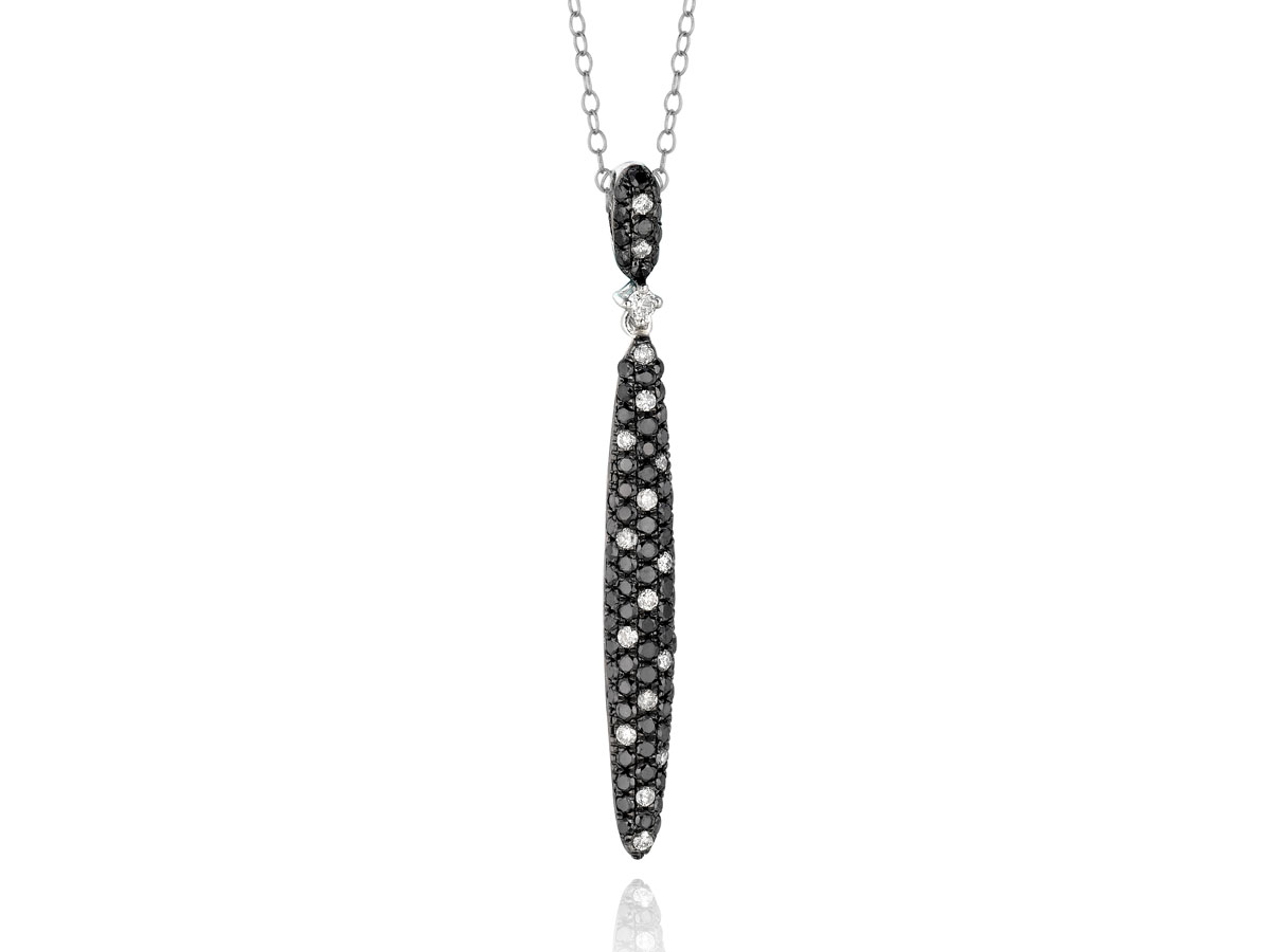 BLACK DIAMOND & DIA PENDANT