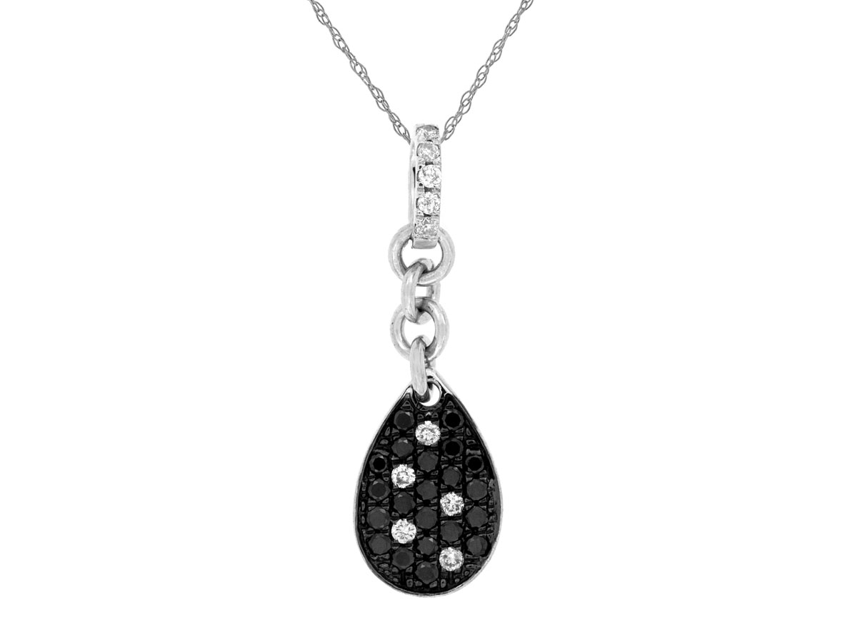 BLACK DIAMOND & DIA PENDANT