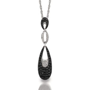 BLACK DIAMOND & DIA PENDANT