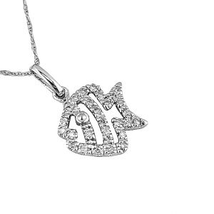 DIAMOND FISH PENDANT