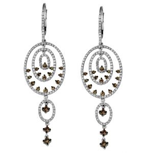 DIAMOND &MOCHA DIAMOND EARRING
