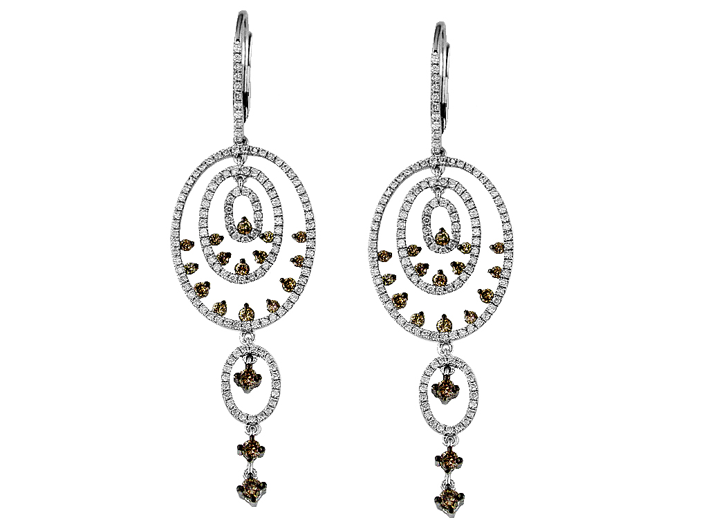 DIAMOND &MOCHA DIAMOND EARRING