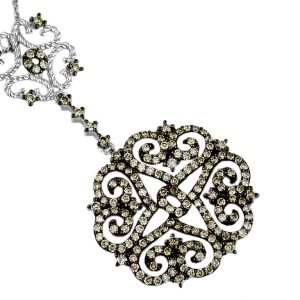 MOCHA DIAMOND PENDANT