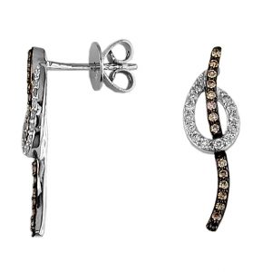 DIAMOND &MOCHA DIAMOND EARRING