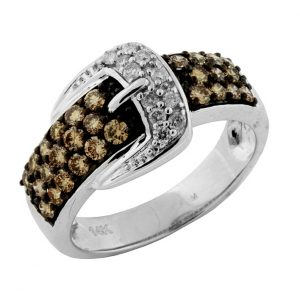DIAMOND & MOCHA DIAMOND RING
