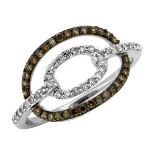 DIAMOND & MOCHA DIAMOND RING