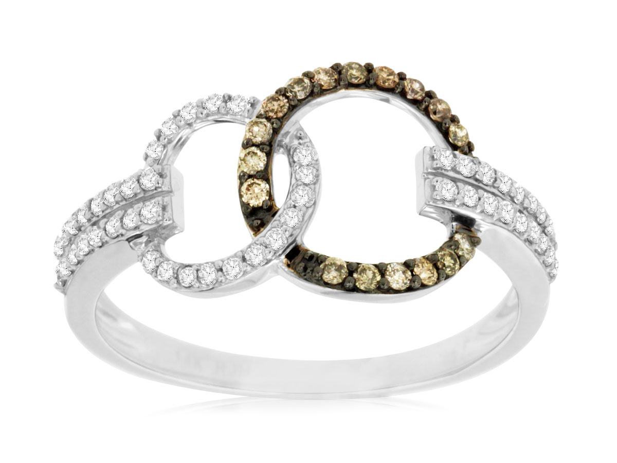 DIAMOND & MOCHA DIAMOND RING