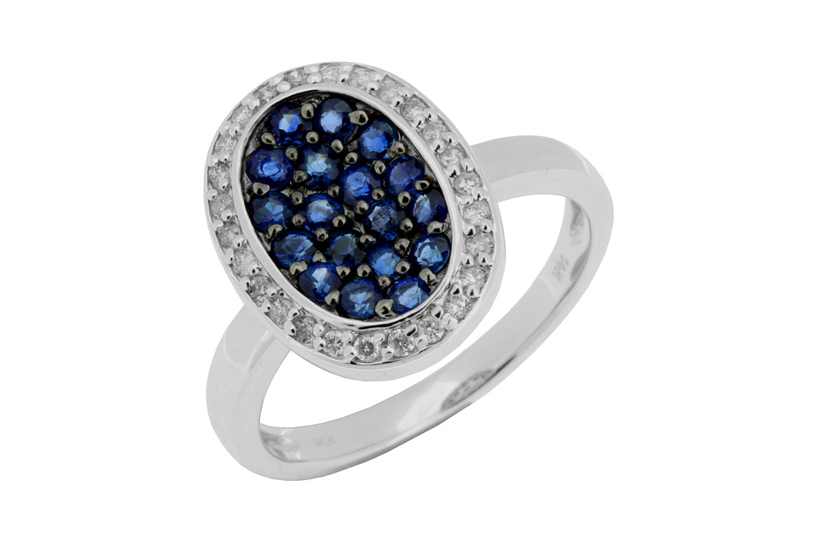 SAPPHIRE & DIAMOND RING