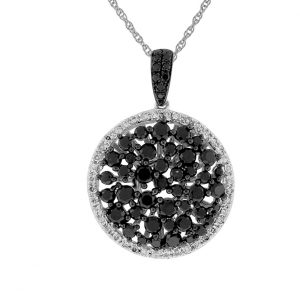 BLACK DIAMOND & DIA PENDANT