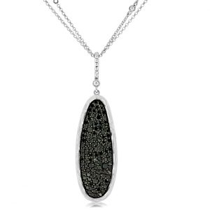 BLACK DIAMOND & DIA PENDANT
