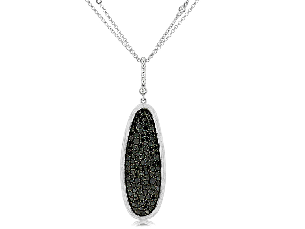 BLACK DIAMOND & DIA PENDANT