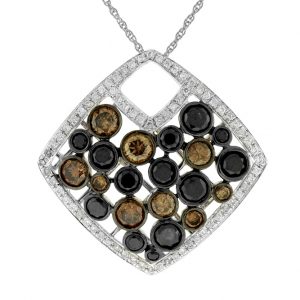 MULTI COLOR DIAMOND PENDANT