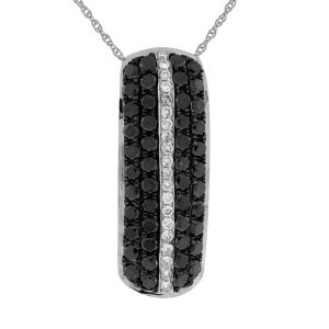 BLACK DIAMOND & DIA PENDANT