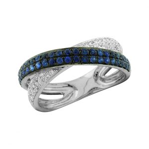 SAPPHIRE & DIAMOND RING
