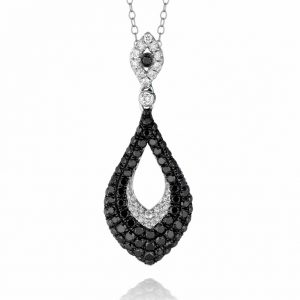 BLACK DIAMOND & DIA PENDANT