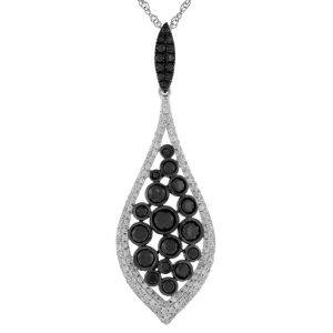 BLACK DIAMOND & DIA PENDANT