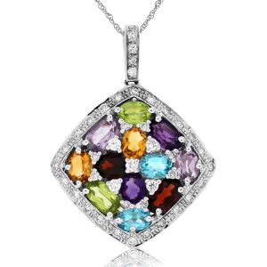 DIAMOND & SEMI PRECIOUS PNDNT