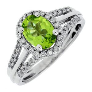 PERIDOT & DIAMOND RING