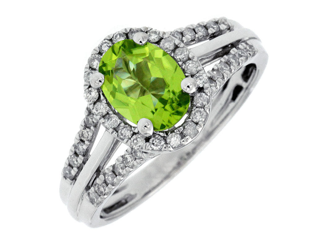 PERIDOT & DIAMOND RING