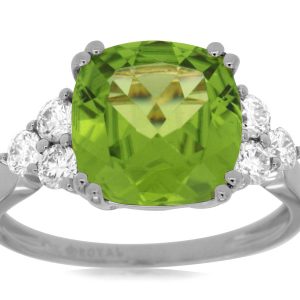 PERIDOT & DIAMOND RING