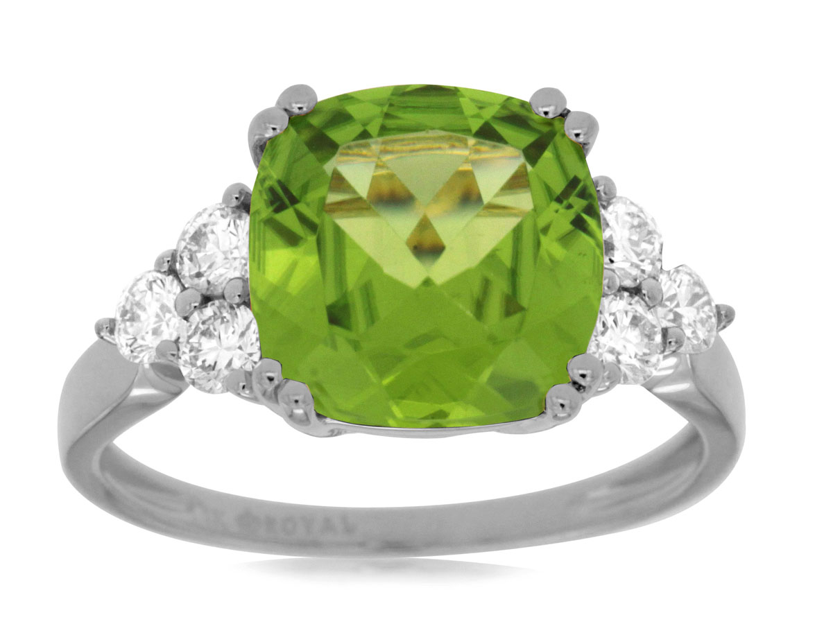 PERIDOT & DIAMOND RING