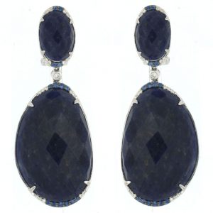 DIM &SAPPHIRE&SODALITE EARRING