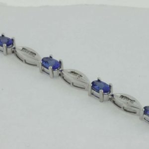 TANZANITE & DIAMOND BRACELET