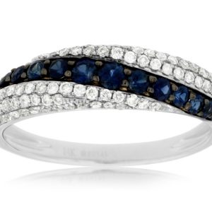 SAPPHIRE & DIAMOND RING