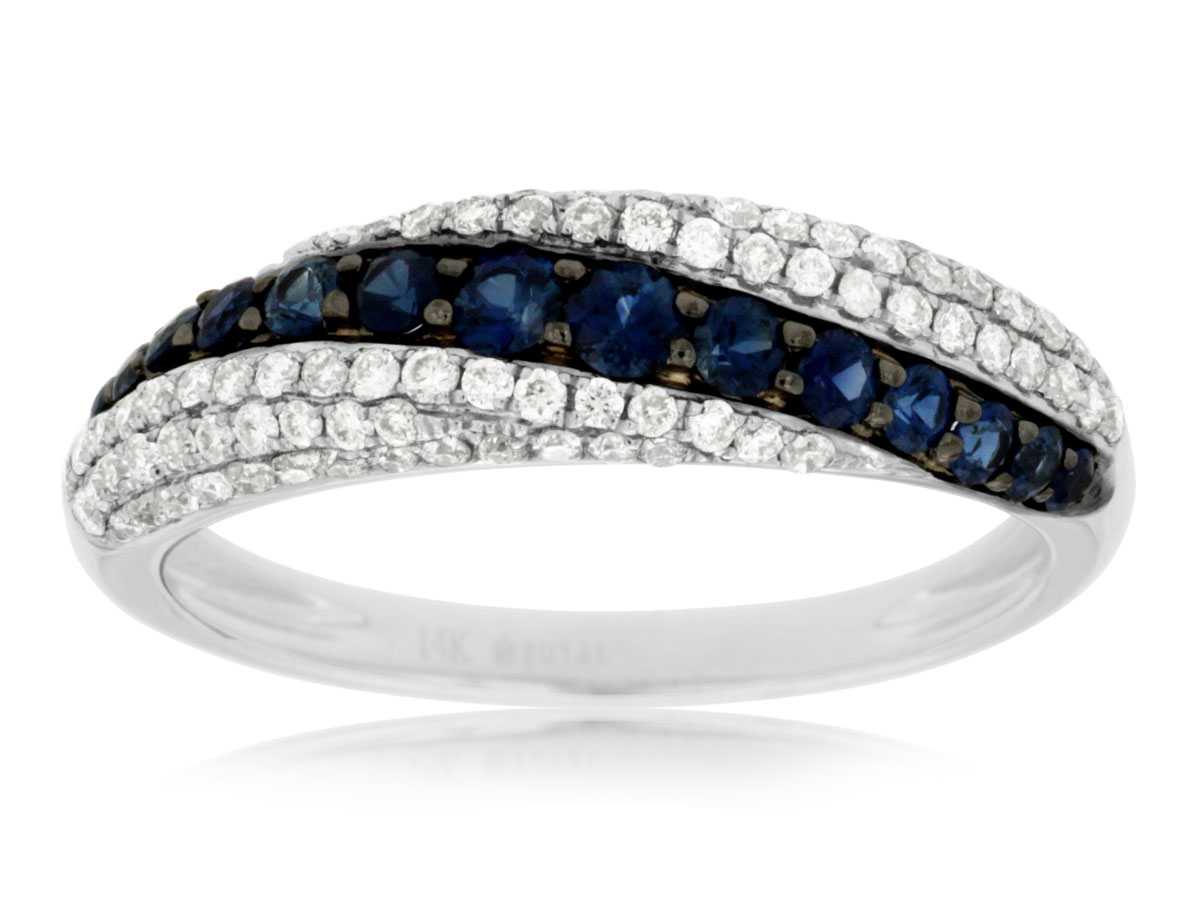 SAPPHIRE & DIAMOND RING