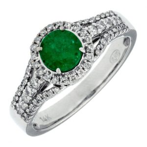 EMERALD & DIAMOND RING