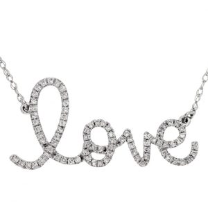DIAMOND LOVE NECKLACE
