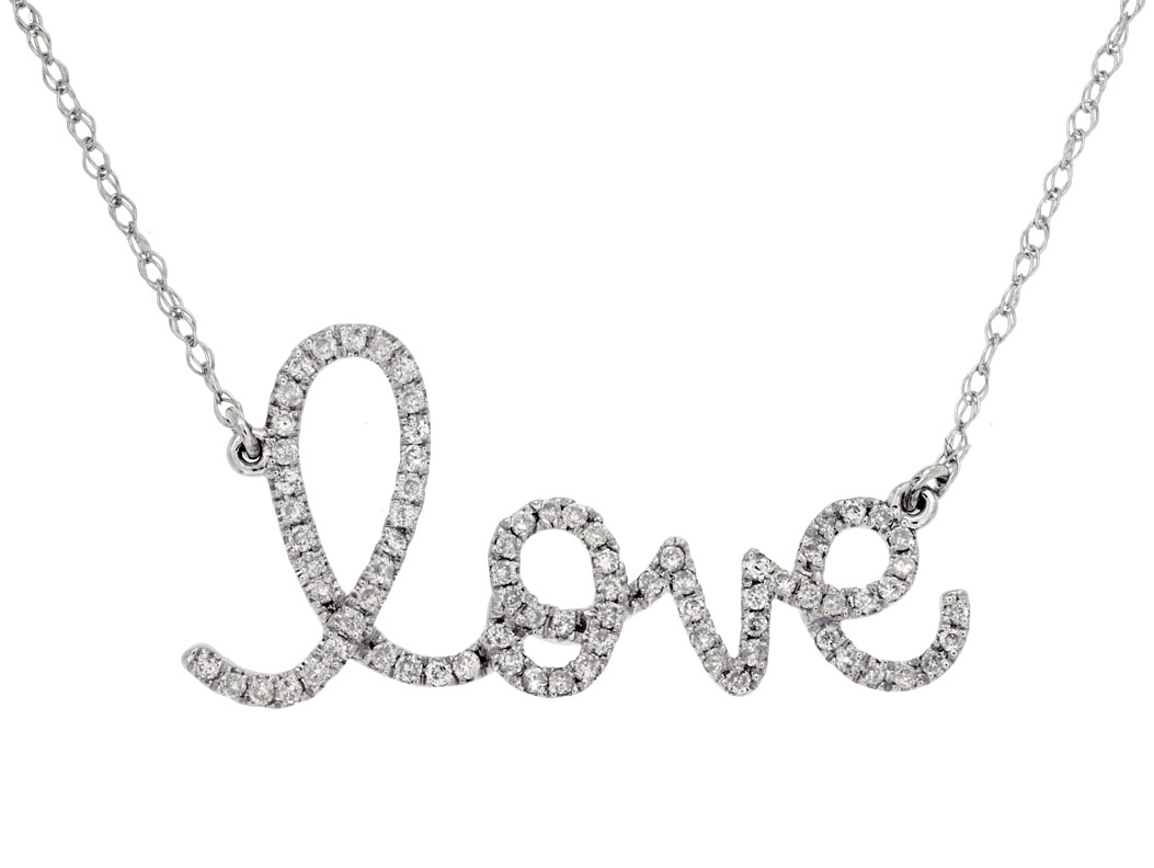 DIAMOND LOVE NECKLACE
