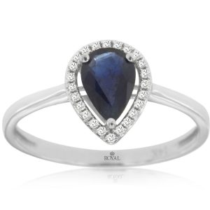 SAPPHIRE & DIAMOND RING