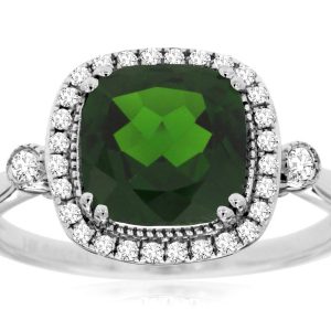 RUSSALITE & DIAMOND RING