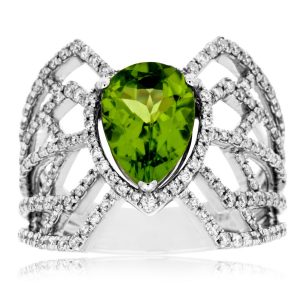 PERIDOT & DIAMOND RING