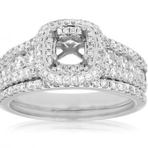 SEMI MOUNT WITH WEDDING RING